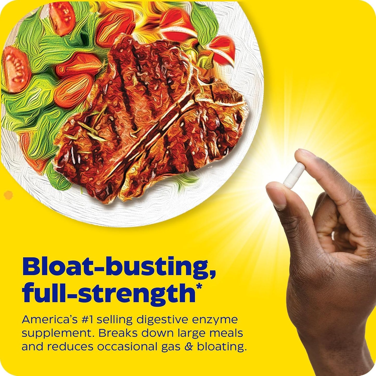 Enzymedica Digest Gold with ATPro - 180 Capsules, Maximum Strength, Fast-Acting Digestive Support for Large Meals, Bloating and Gas Prevention