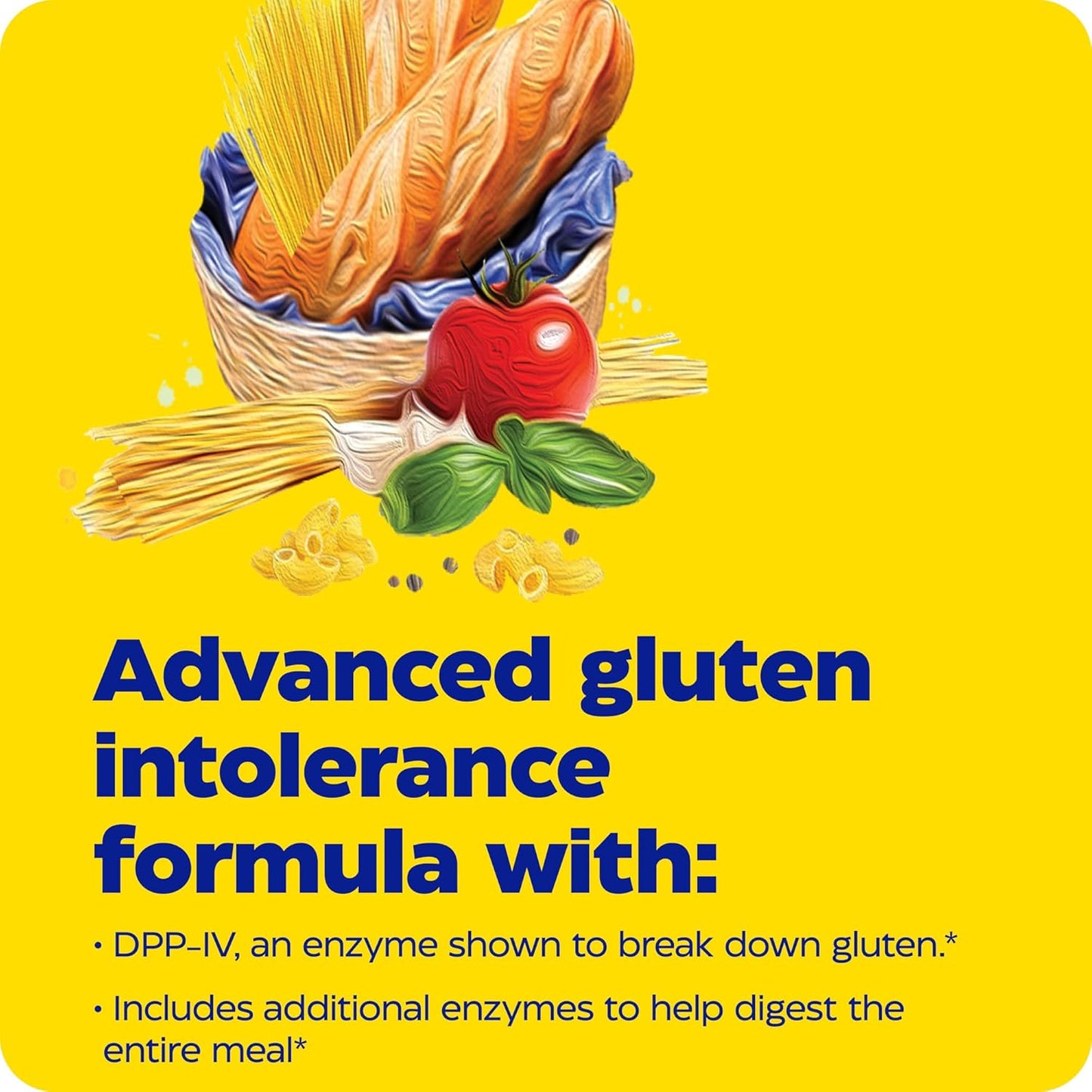 Enzymedica GlutenEase Extra Strength Digestive Enzymes - Supports Gluten & Casein Intolerance - 60 Count