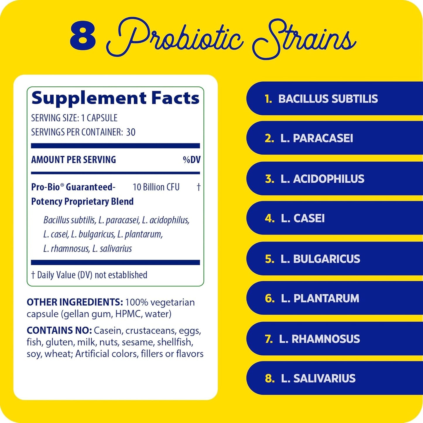 Enzymedica Pro-Bio: Shelf Stable Probiotic for Healthy Digestion - 10 Billion CFU, 30 Count