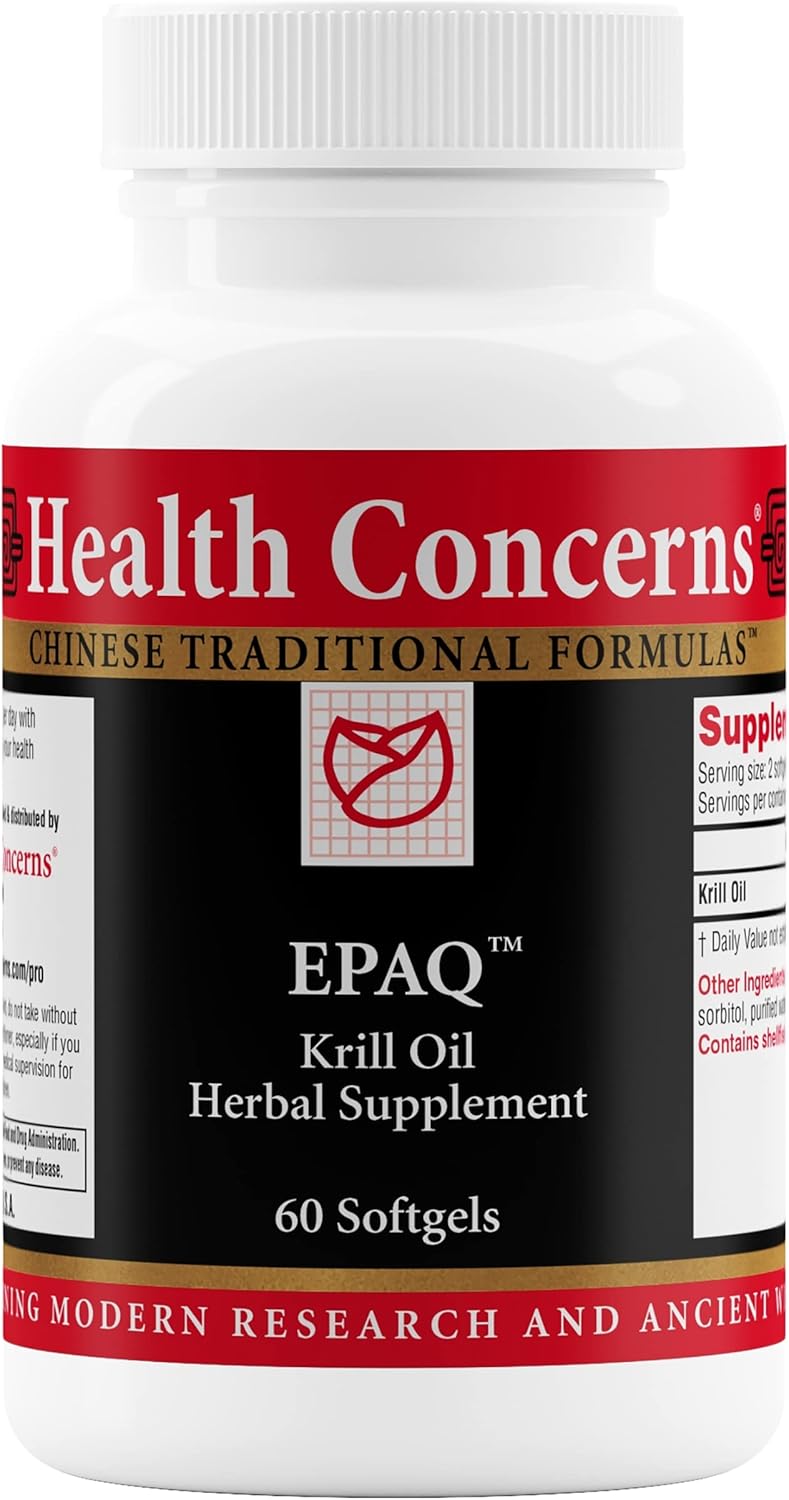 EPAQ Brain Health Support Supplement - 60 Capsules for Overall Health and Wellness