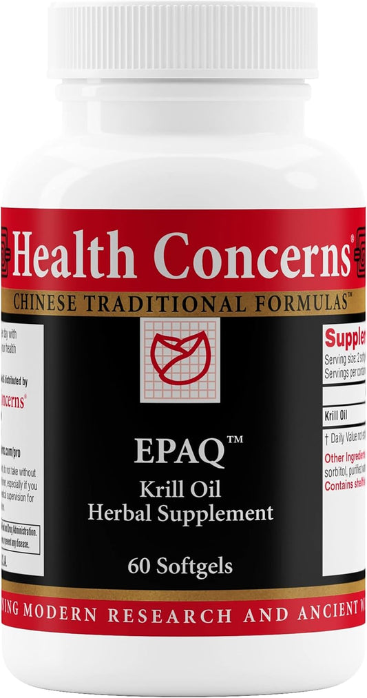 EPAQ Brain Health Support Supplement - 60 Capsules for Overall Health and Wellness