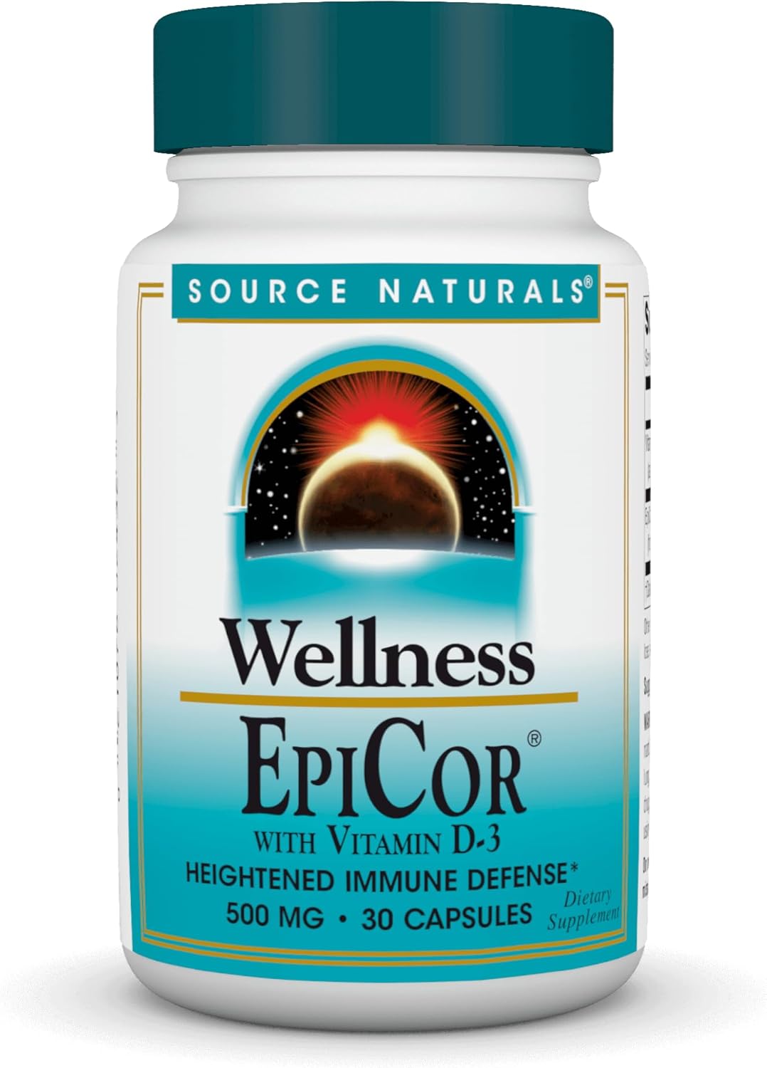 EpiCor with Vitamin D-3 Capsules for Enhanced Immune Support - 30 Count