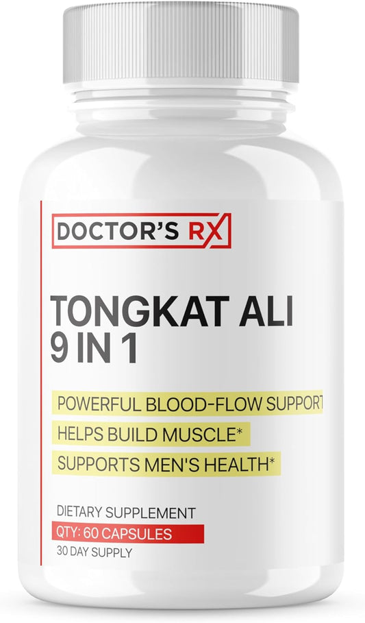 EPN Supplements Doctor's RX: Tongkat Ali & Horny Goat Weed Blend for Enhanced Blood Flow, Mood, and Stamina - 60 Capsules - BoostGo Australia