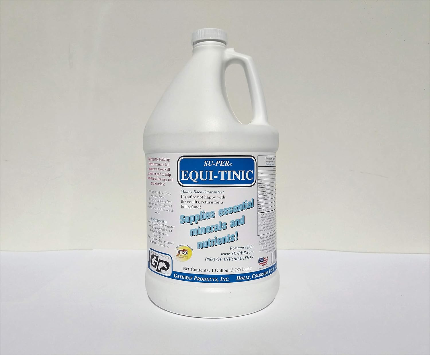 Equi-Tinic Gallon by Gateway SU-PER: Essential Equine Supplement for Overall Health and Wellness