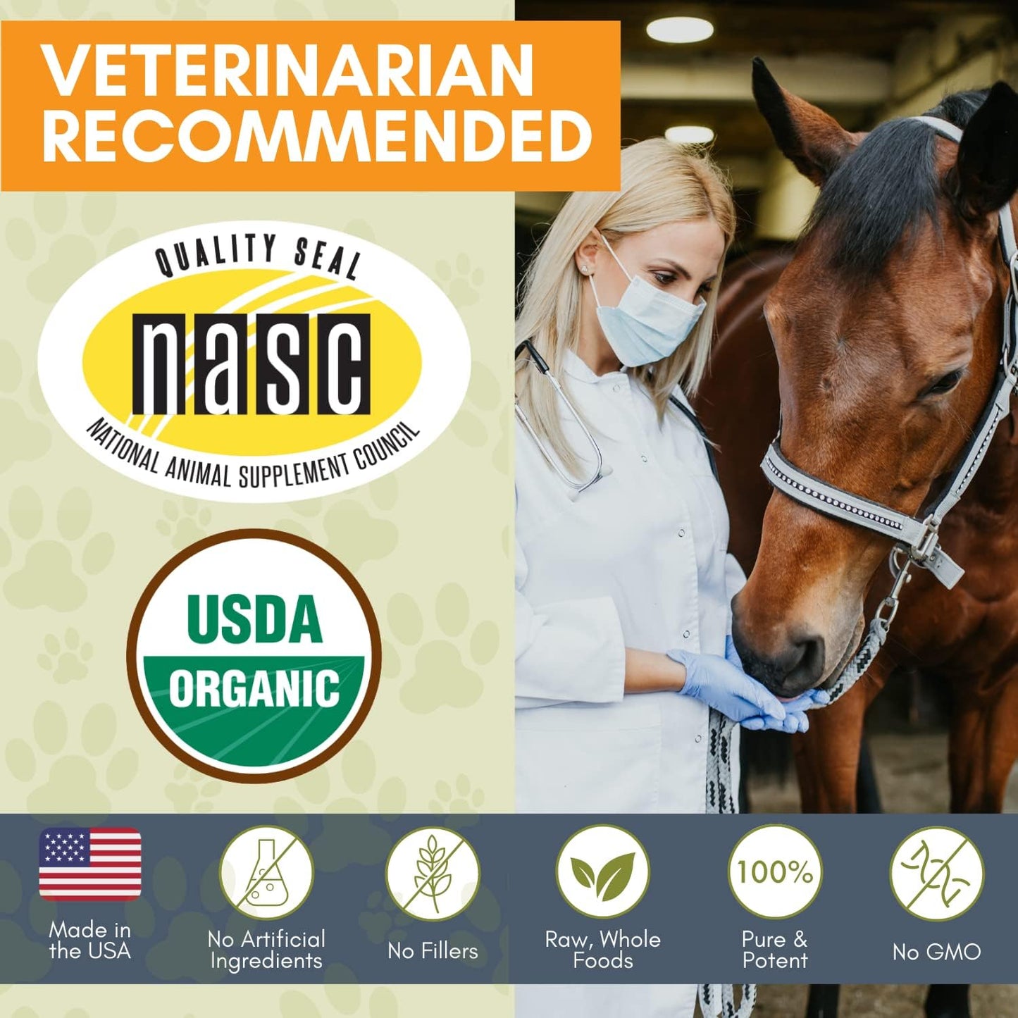 Equine Complete: Horse Multivitamin for Total Body Health - 4 Lb Horse Supplement with Vitamins, Minerals, Prebiotics, Probiotics, Antioxidants
