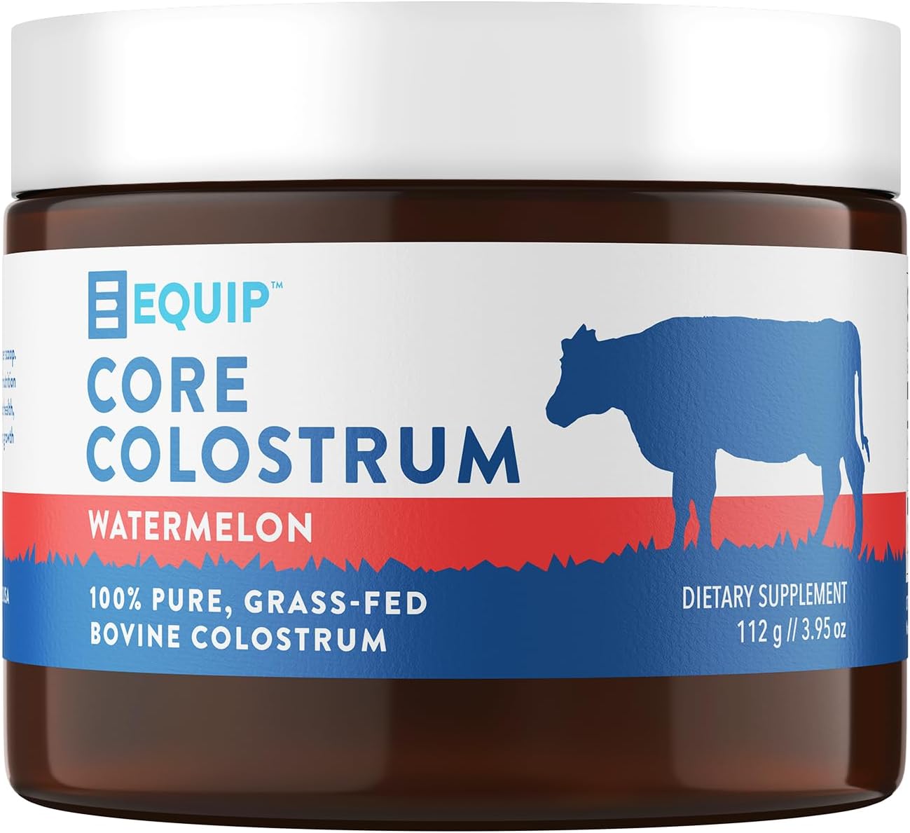 Equip Foods Core Colostrum Powder Bundle - Watermelon & Unflavored Varieties