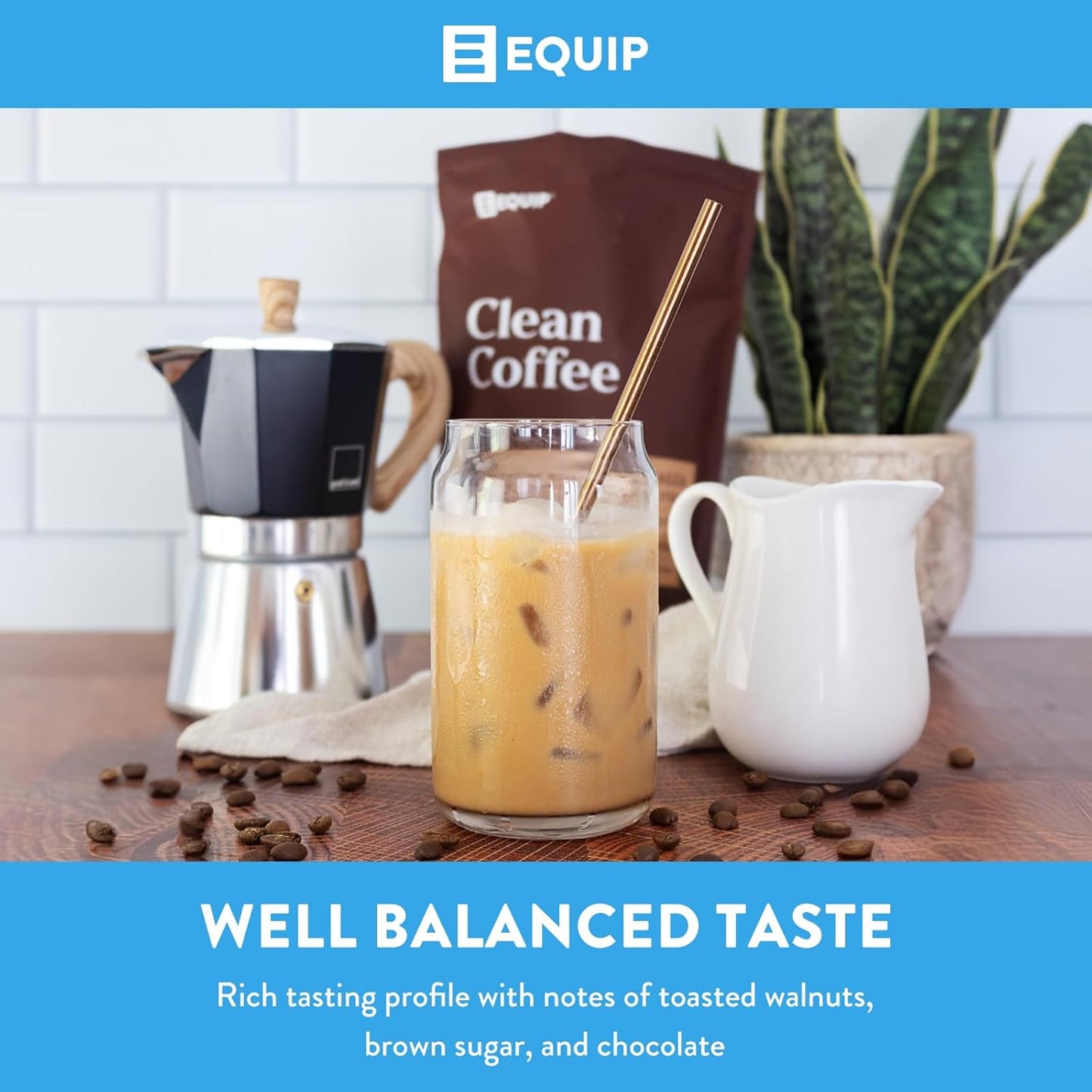Equip Foods Prime Protein Powder Chocolate & Gold Standard Clean Coffee - Ultimate Performance Bundle