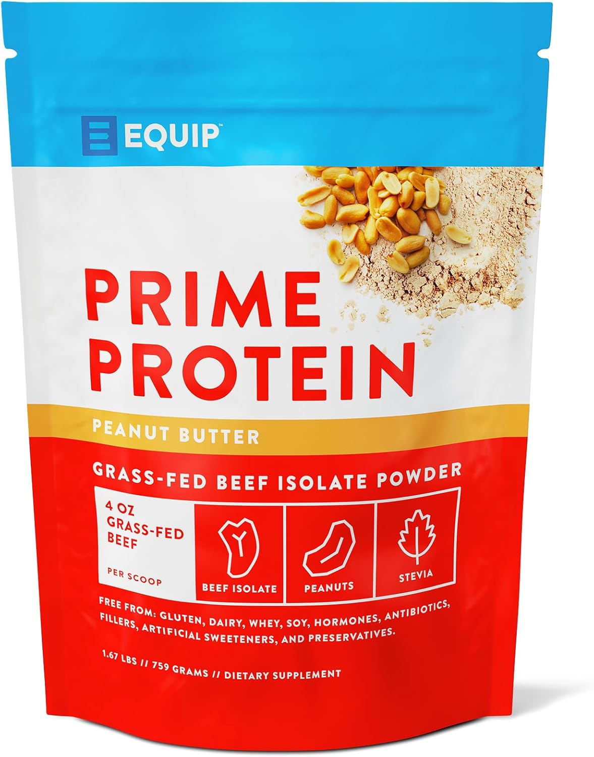 Equip Foods Prime Protein Powder Combo Pack - Peanut Butter & Chocolate Flavors