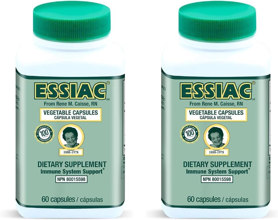 Essiac Tea Herbal Extract Capsules - 120 Capsules | Antioxidant Blend for Health | Original Formula Since 1922 (2 Pack)