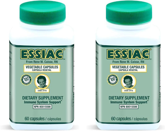 Essiac Tea Herbal Extract Capsules - 120 Capsules | Antioxidant Blend for Health | Original Formula Since 1922 (2 Pack)