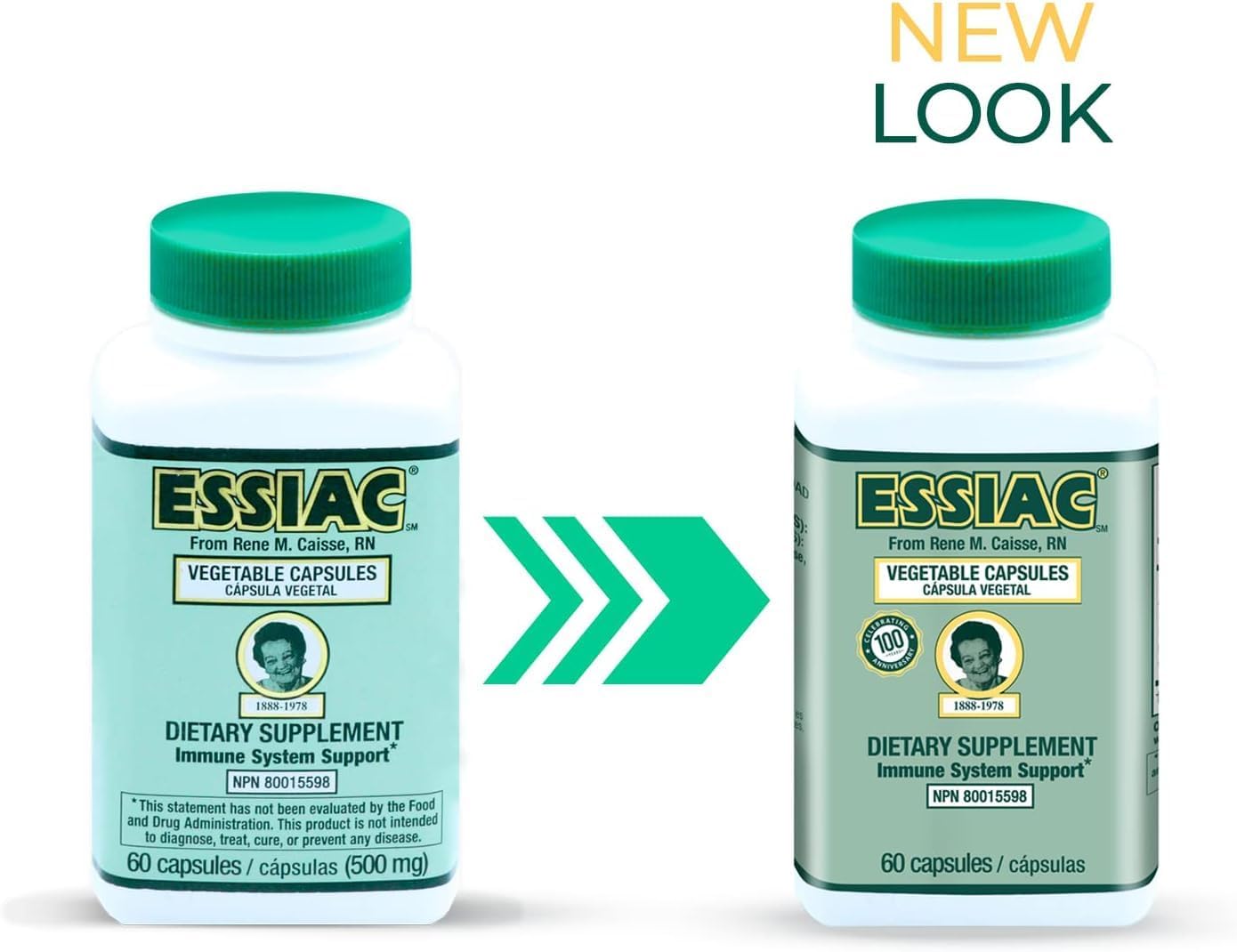 Essiac Tea Herbal Extract Capsules - 120 Capsules | Antioxidant Blend for Health | Original Formula Since 1922 (2 Pack)