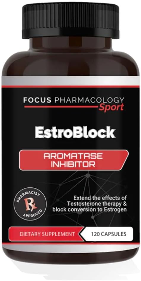 EstroBlock Focus Pharmacology Supplement - 120 Capsules for Hormone Balance