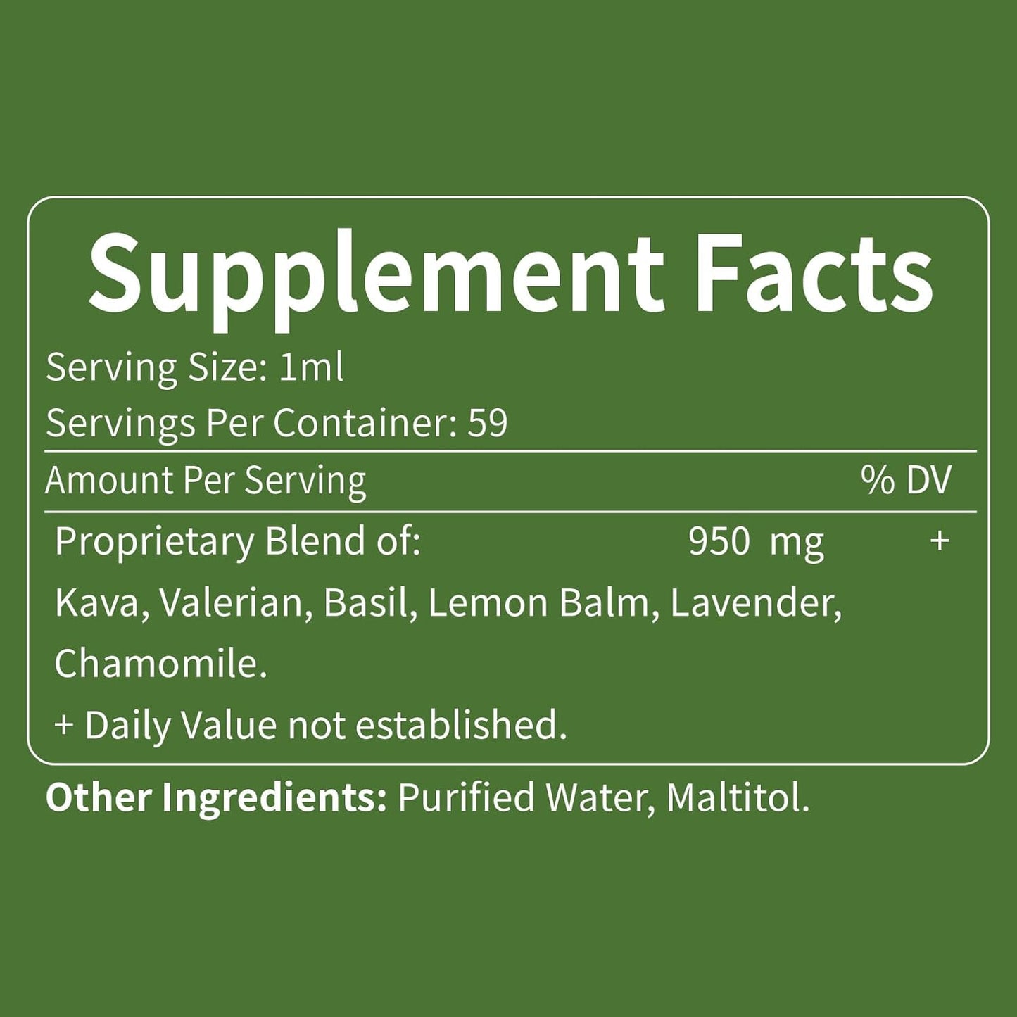 Eubrition Kava Root Liquid Supplement with Valerian and Chamomile Extract for Relaxation and Sleep Support - 4 oz