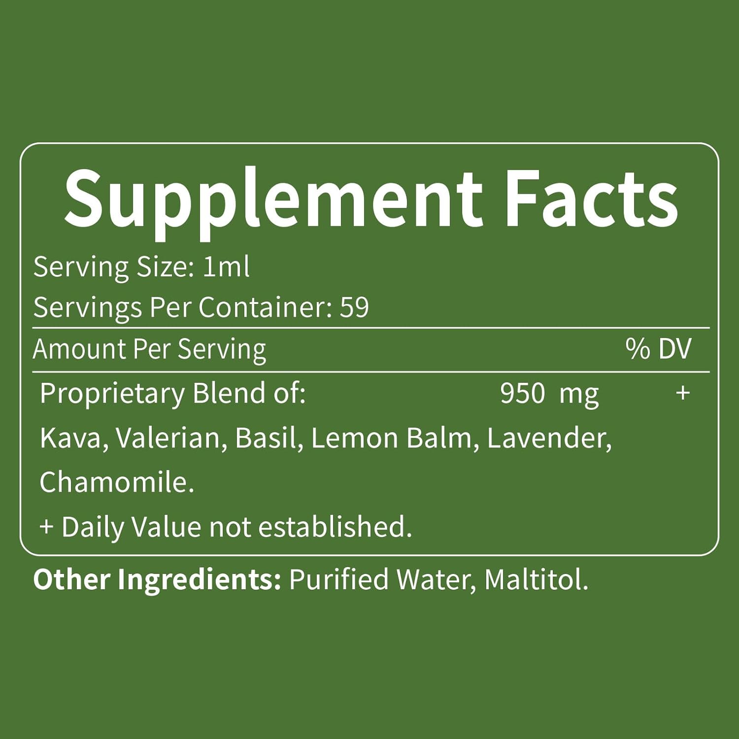 Eubrition Kava Root Liquid Supplement with Valerian and Chamomile Extract for Relaxation and Sleep Support - 4 oz