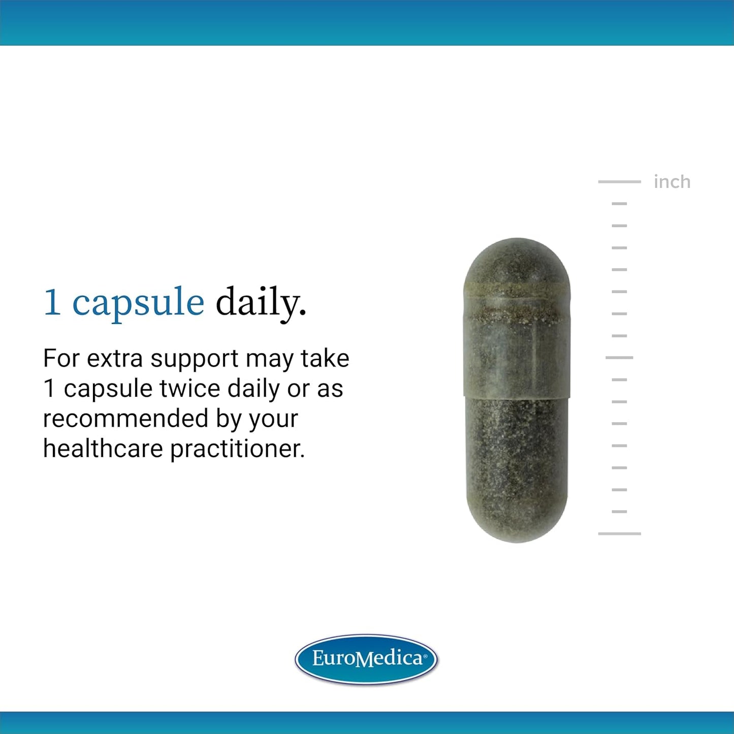 Euromedica Andrographis EP80 Capsules - Vegan Supplement for Brain, Immune, Joint, Energy, and Liver Health - 60 Count