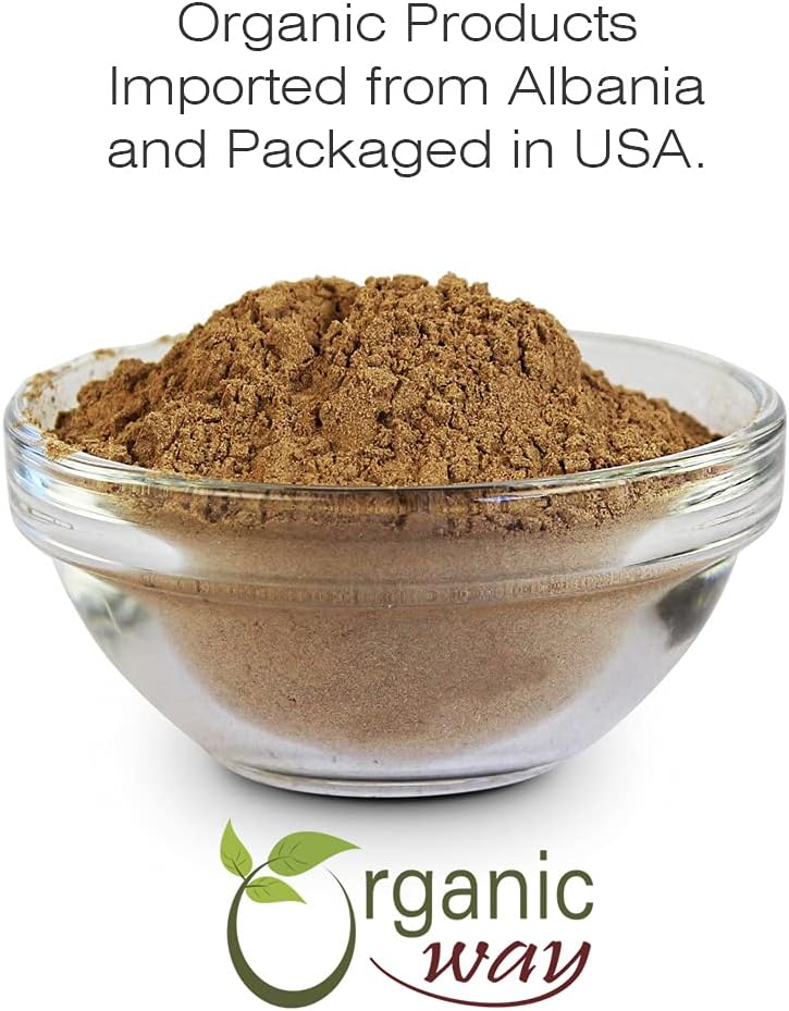 European Wild-Harvest Dandelion Root Powder Herbal Tea - Organic, Kosher, Non GMO, Gluten Free - USDA Certified - Albania Origin (1/2LBS / 8Oz)