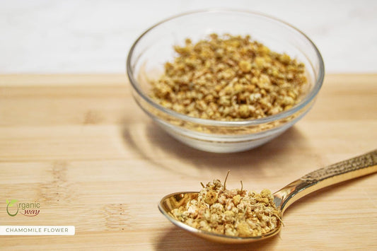 European Wild-Harvest Organic Chamomile Flower Tea - Kosher & USDA Certified | Vegan, Non-GMO & Gluten Free | 100% Raw from Albania (2 oz)