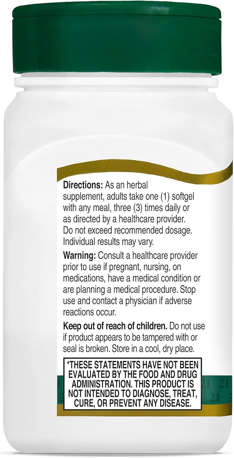 Evening Primrose Oil Softgels, 120 Count for Hormonal Balance & Skin Health