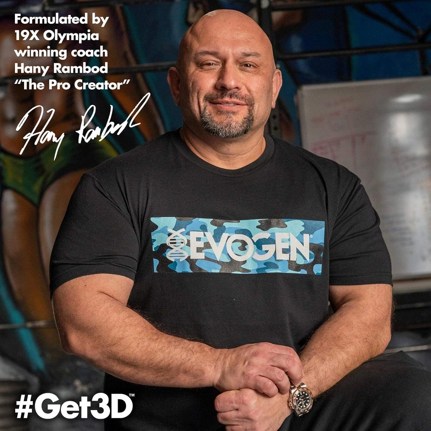 Evogen EVP-3D Peach Rings Pre-Workout Pump Ignitor with Arginine Nitrate, Citrulline, Beta-Alanine, and Lions Mane - 40 Servings