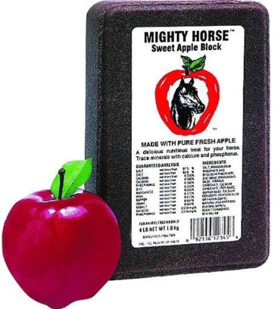 Evolved Habitat HERDLIFE Sturdy Steed Candy Apple Mineral Block - 4LB