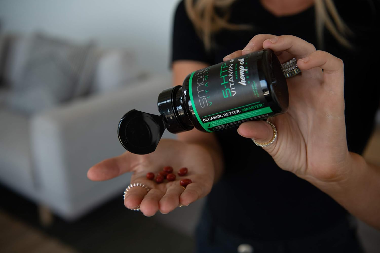 Extended Time Release 5-HTP and Vitamin B6 Softgels - 200mg, 60 Count, 30 Servings