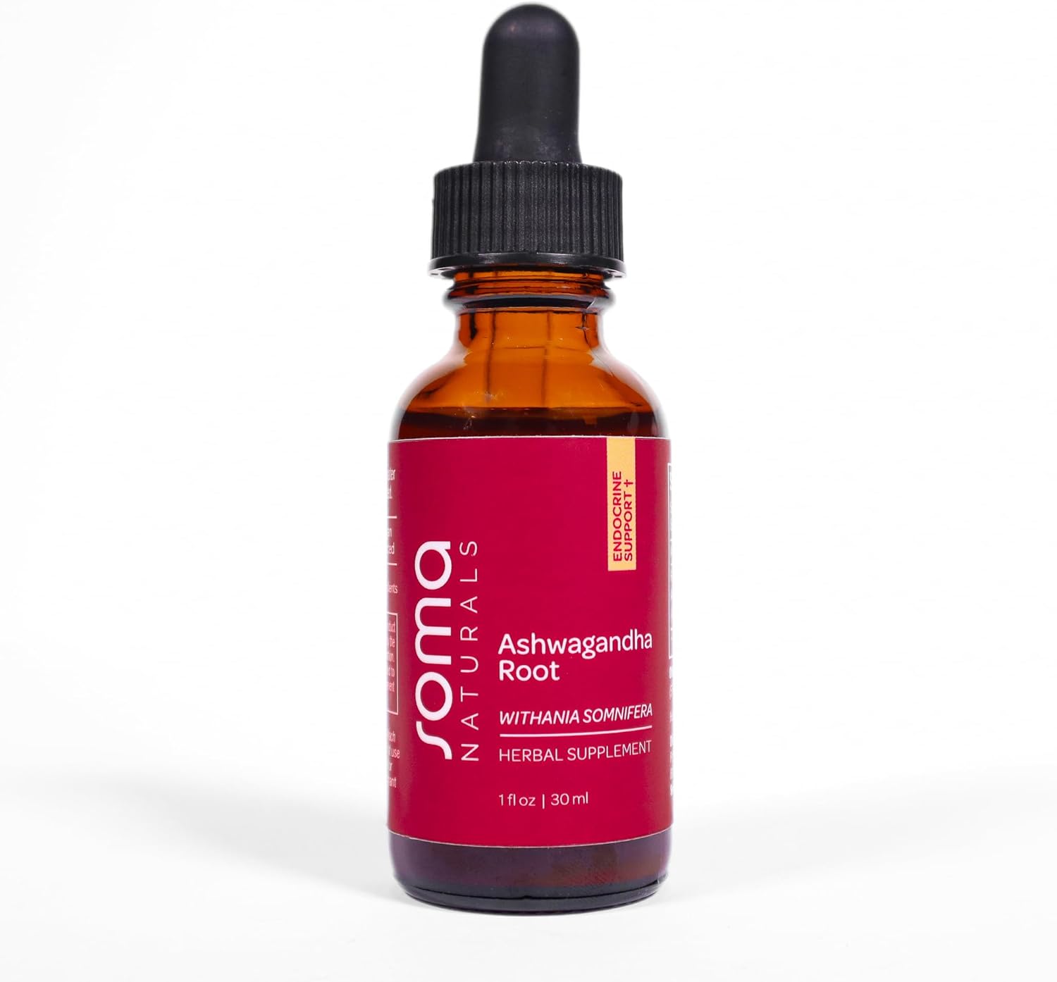 Extra Strength Ashwagandha Root Extract Drops for Calm, Focus, Mood & Energy Support - Non-GMO, Gluten-Free - 1fl oz