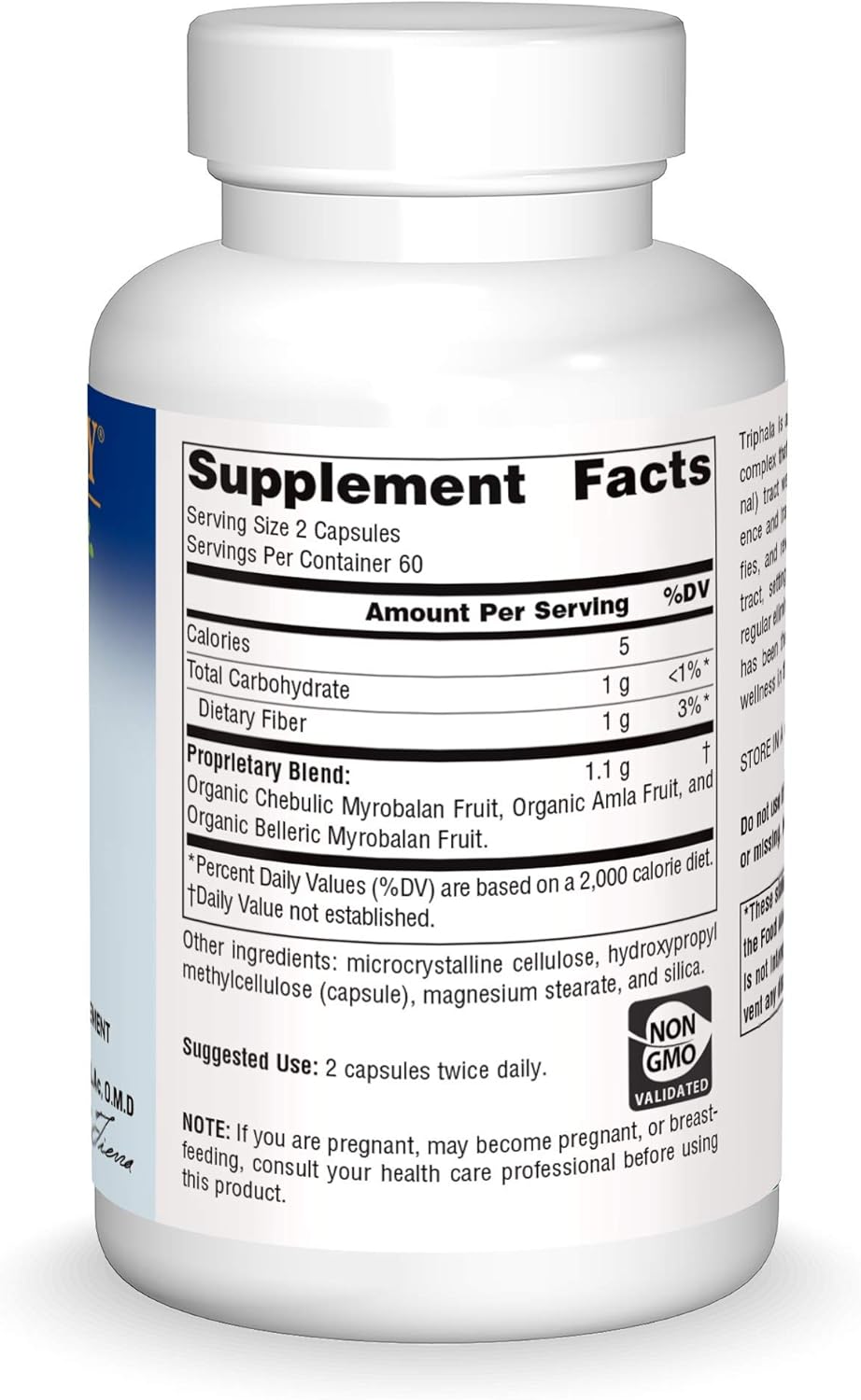 Extra Strength Ayurvedic Triphala Gold 550mg Cleanser & Tonifier - 120 Veg Capsules by Planetary Herbals