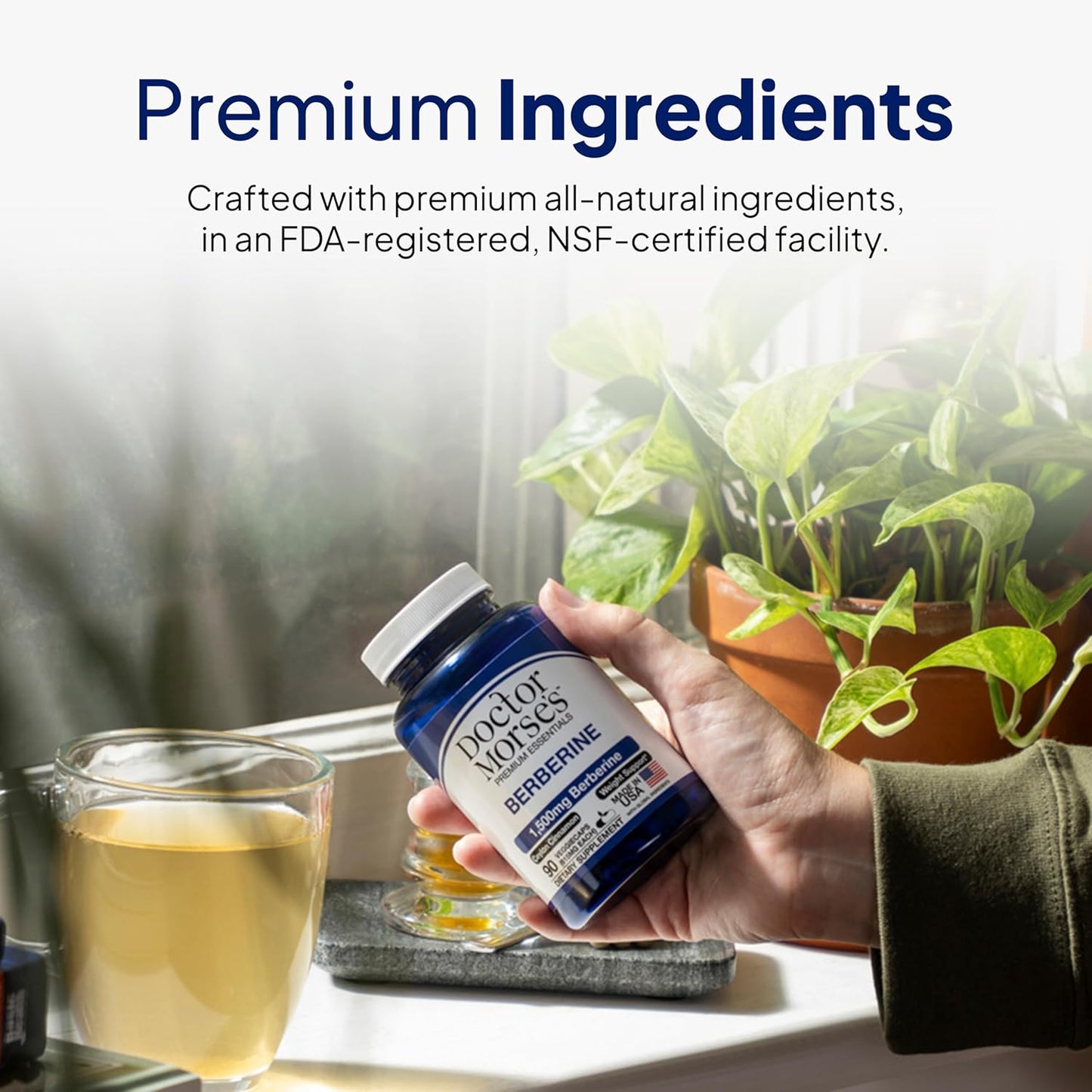 Extra Strength Berberine Supplement 1500mg with Ceylon Cinnamon - Made in USA - 90 Capsules - BoostGo Australia