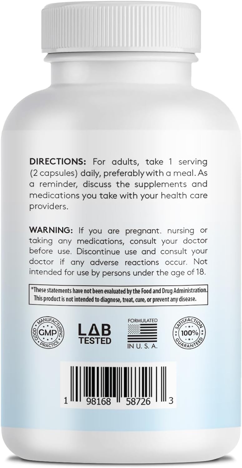 Extra Strength CoQ10 400mg High Absorption Capsules - Non-GMO & Gluten Free