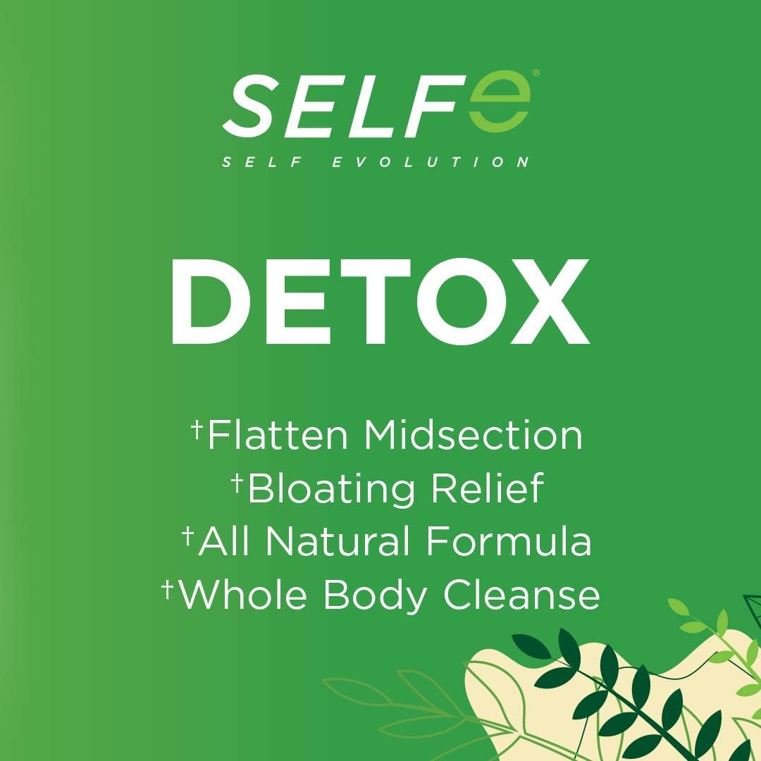 Extra Strength Detox Colon Cleanser Pills - 90 Capsules for Healthy Digestive Function - Selfevolve Cleansing Supplement