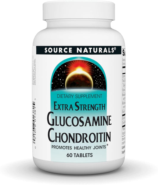Extra Strength Glucosamine Chondroitin Tablets for Healthy Joints - 60 Count