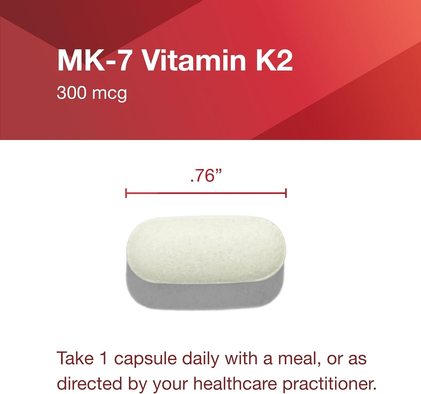 Extra Strength Protocol MK-7 Vitamin K2 Supplement for Bone Health & Vascular Elasticity - Non-GMO & Vegan - 60 Veg Capsules - BoostGo Australia