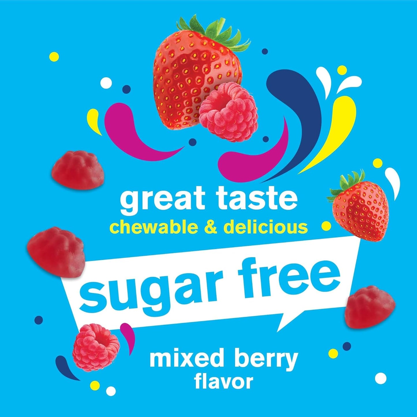 Extra Strength Sugar-Free Vitamin D3 Gummies 5,000 IU - Immune Support, Bone & Teeth Health - Non-GMO, Gluten-Free, Vegetarian - Natural Flavors - 60 Gummies - BoostGo Australia