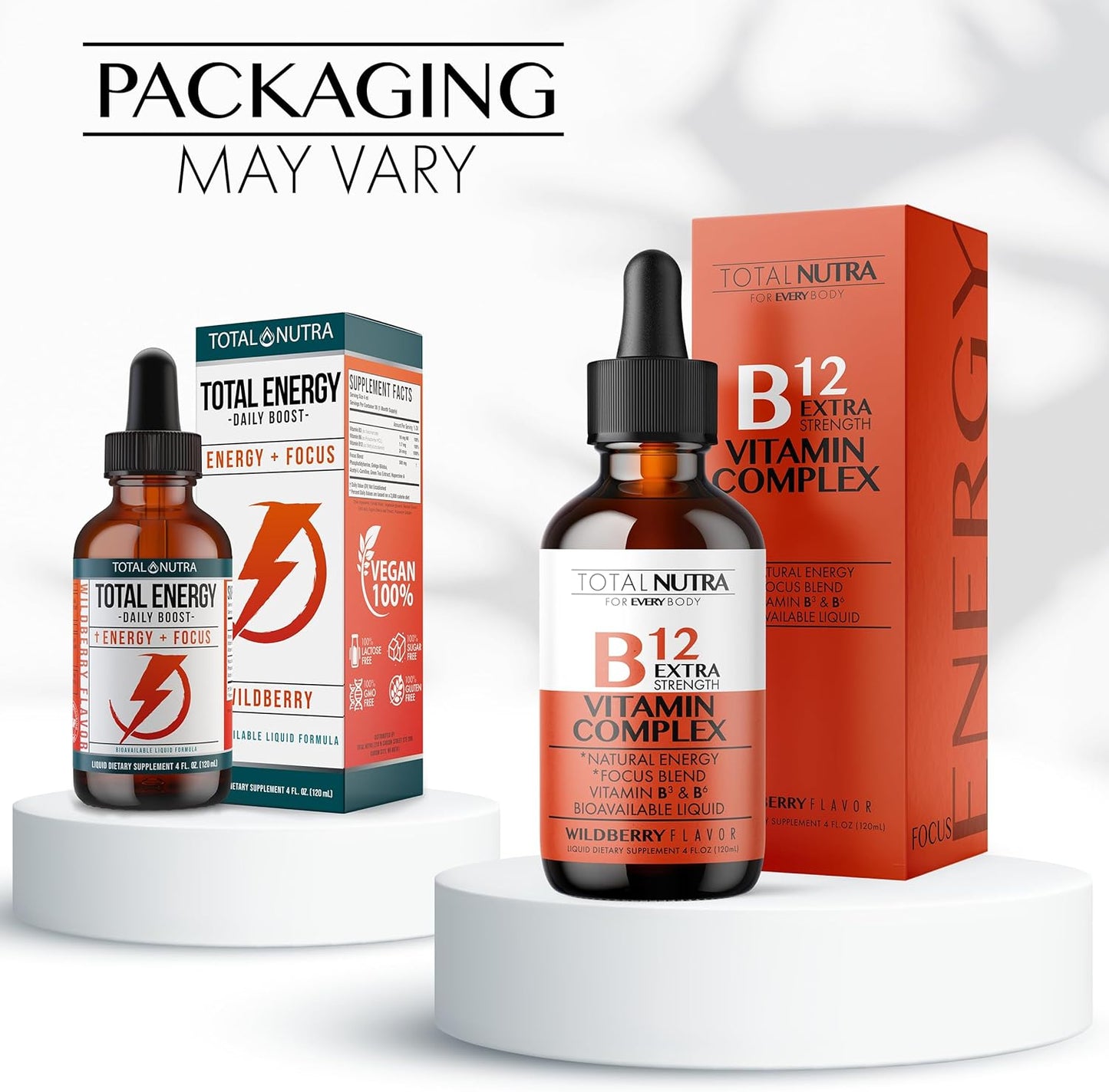 Extra Strength Vegan B Vitamin Drops with Green Tea & Ginkgo Biloba for Instant Energy & Metabolism Support - Non GMO - Alternative to B Complex Capsules - 2pk