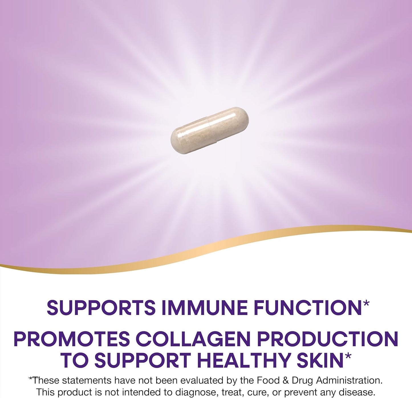 Extra Strength Vitamin C with Bioflavonoids for Immune Health & Healthy Skin - 100 Vegan Capsules