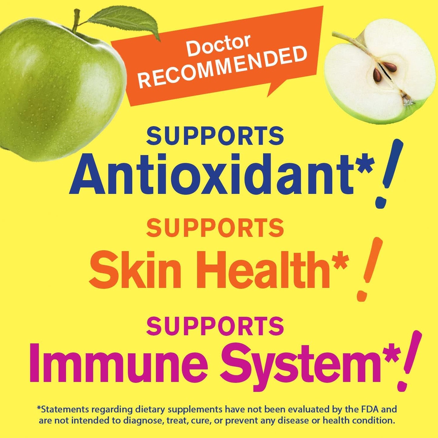 Extra Strength WellYeah Vitamin C 1050 mg Gummies for Immune Support - Natural Flavors, Antioxidant - Vegetarian, Non-GMO, Gluten Free - 30 Servings