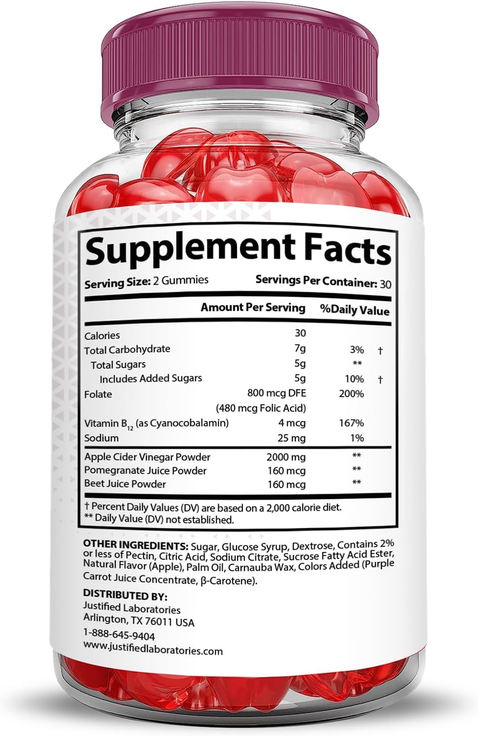 Extreme 2000MG X10 Boost Keto ACV Gummies with Pomegranate Beet Juice Powder B12 - Vegan Non GMO