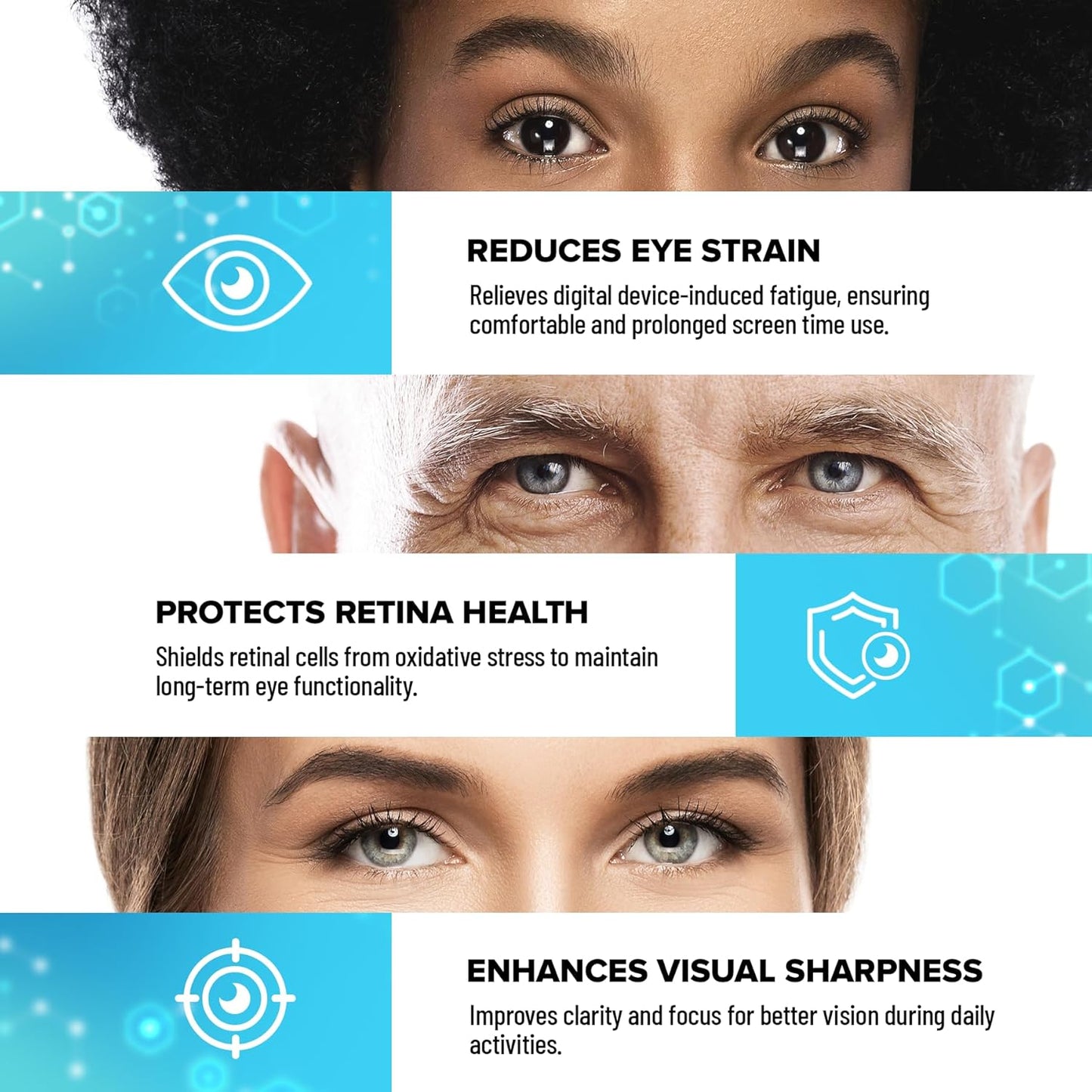 EyeScience Digital Blue Light Formula - Support Eye Health with Astaxanthin, Lutein & Zeaxanthin - Comfortable Screen Time - Non-GMO, Gluten-Free - 30 Softgels