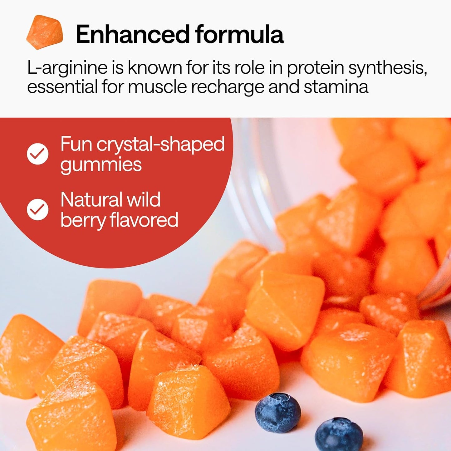 Family-Friendly Creatine Gummies with Vitamins B6 & B12 for Strength & Recovery - Tasty Muscle Gain Chewables - 120 Count