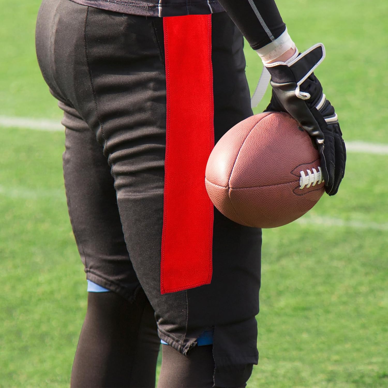 Fanfanwin Thin Football Towel with Buttons - Drip Streamer Sports Accessories