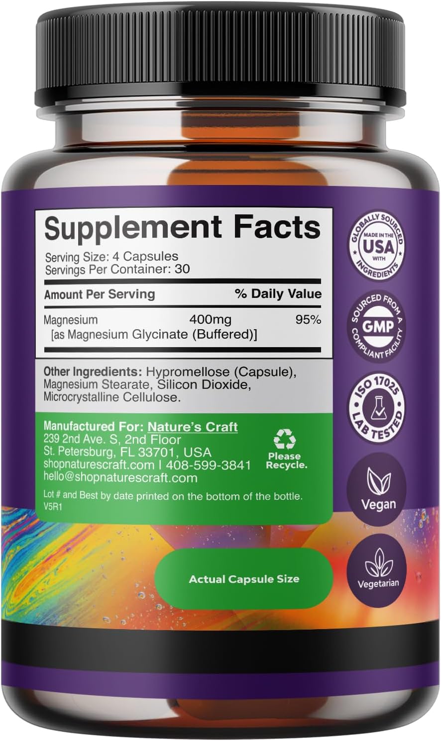 Fast Acting D Mannose Capsules & Pure Magnesium Bundle for Women's Urinary Tract Health, Mood, Sleep, and Relaxation