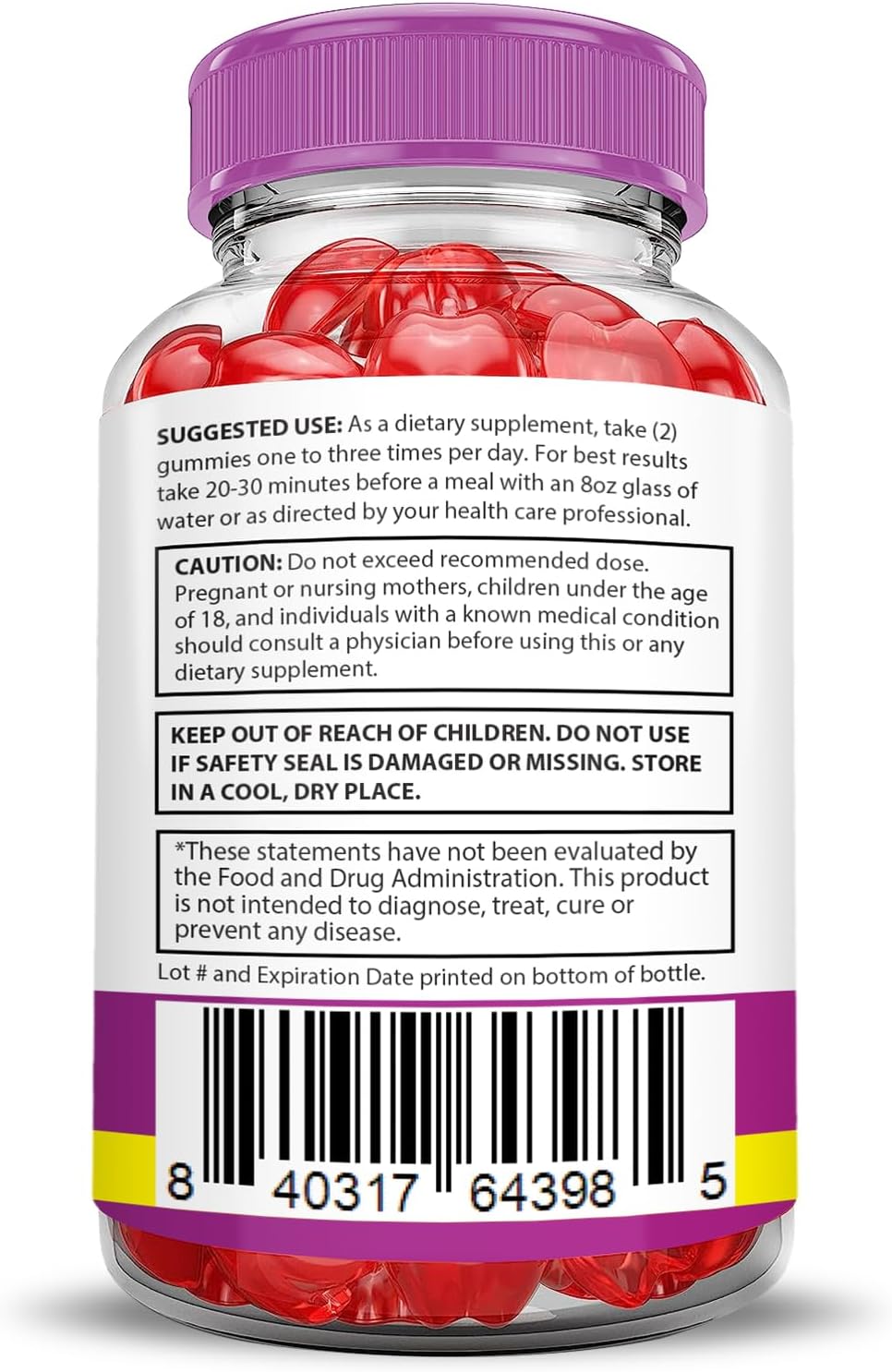 Fast Active Keto ACV Gummies (3 Pack) Apple Cider Vinegar with Pomegranate & Beet Juice - 1000MG, B12, Vegan, Non GMO - 180 Gummys
