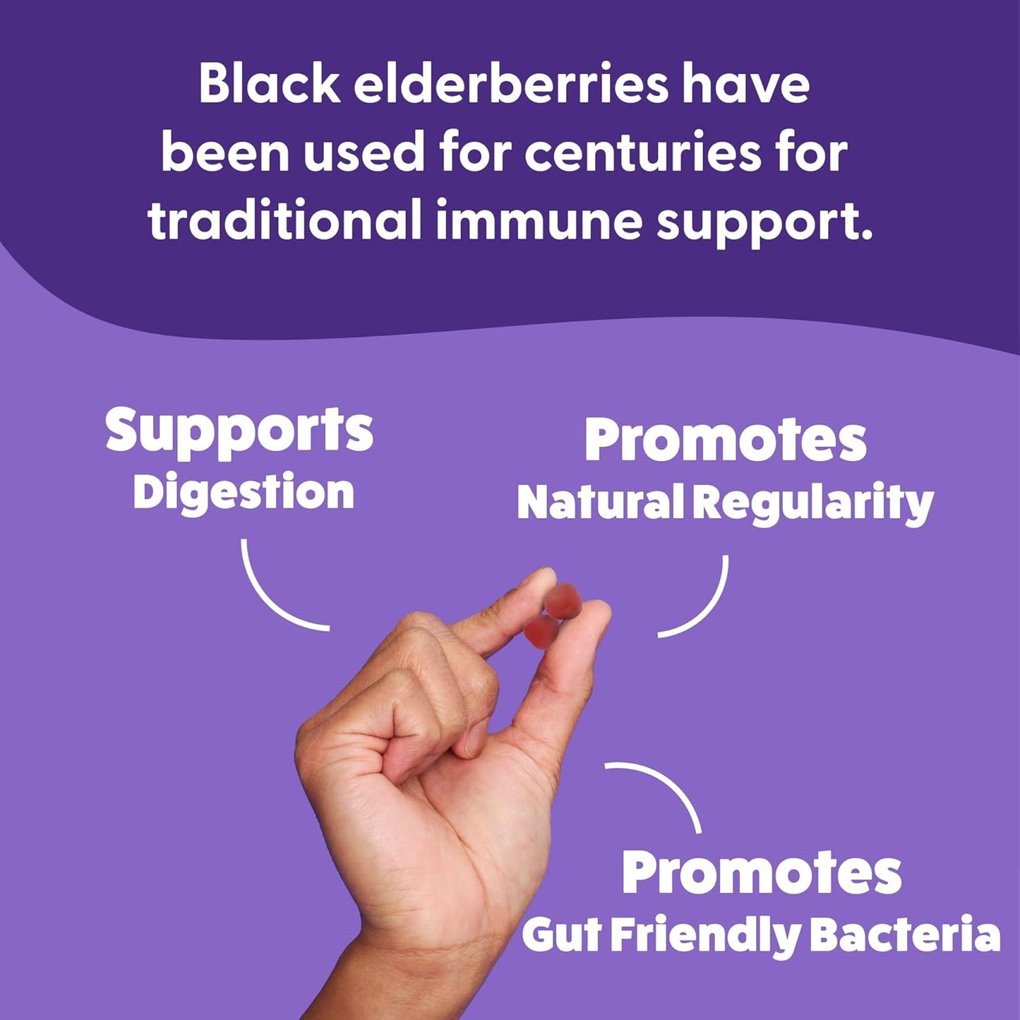 Feel Great Vitamin Co Prebiotic Fiber Gummies (60 Count) for Digestive Health & Immunity - Vegetarian & Vegan Friendly Chewable Supplement