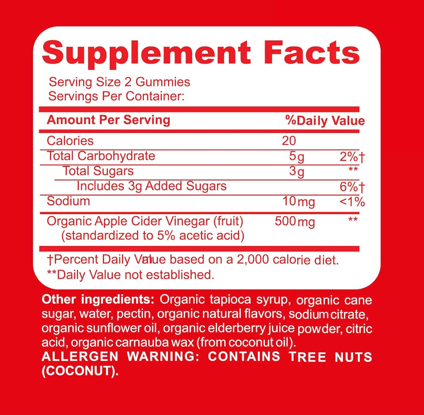 Feel Great Vitamins Organic Kids Apple Cider Vinegar Gummies | Supports Digestive Health with Natural Antioxidants | 60 Day Supply of Kids Gummy Vitamins