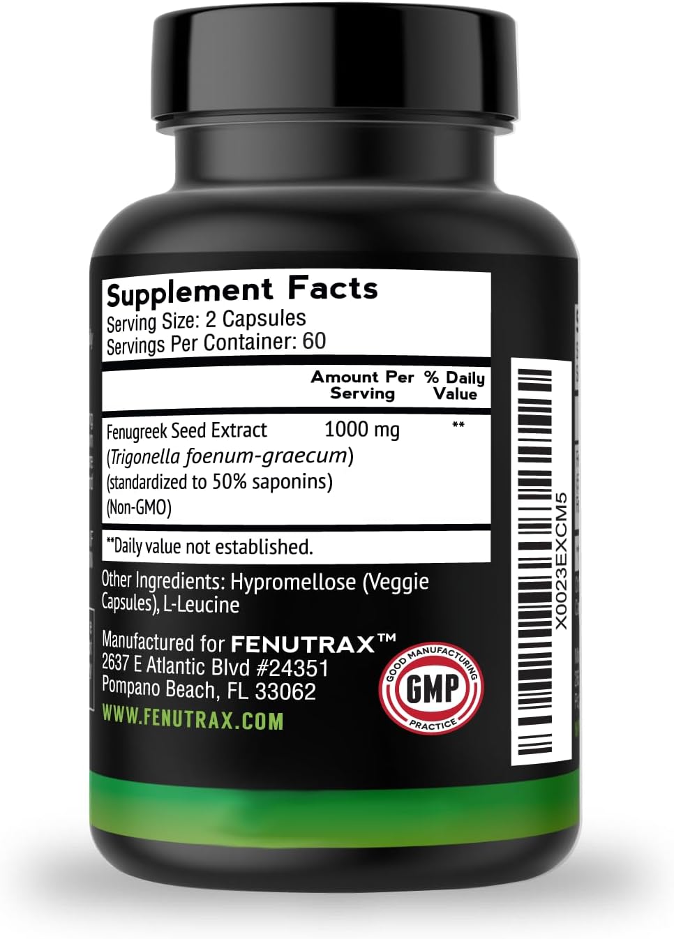Fenugreek Seed Extract & GPLC Supplement for Circulation and Testosterone Support