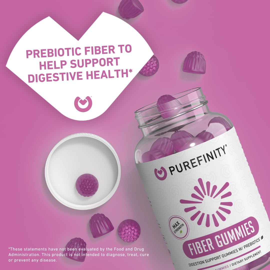 Fiber and Elderberry Gummies Bundle with Prebiotic Fiber and Immune Support Boost