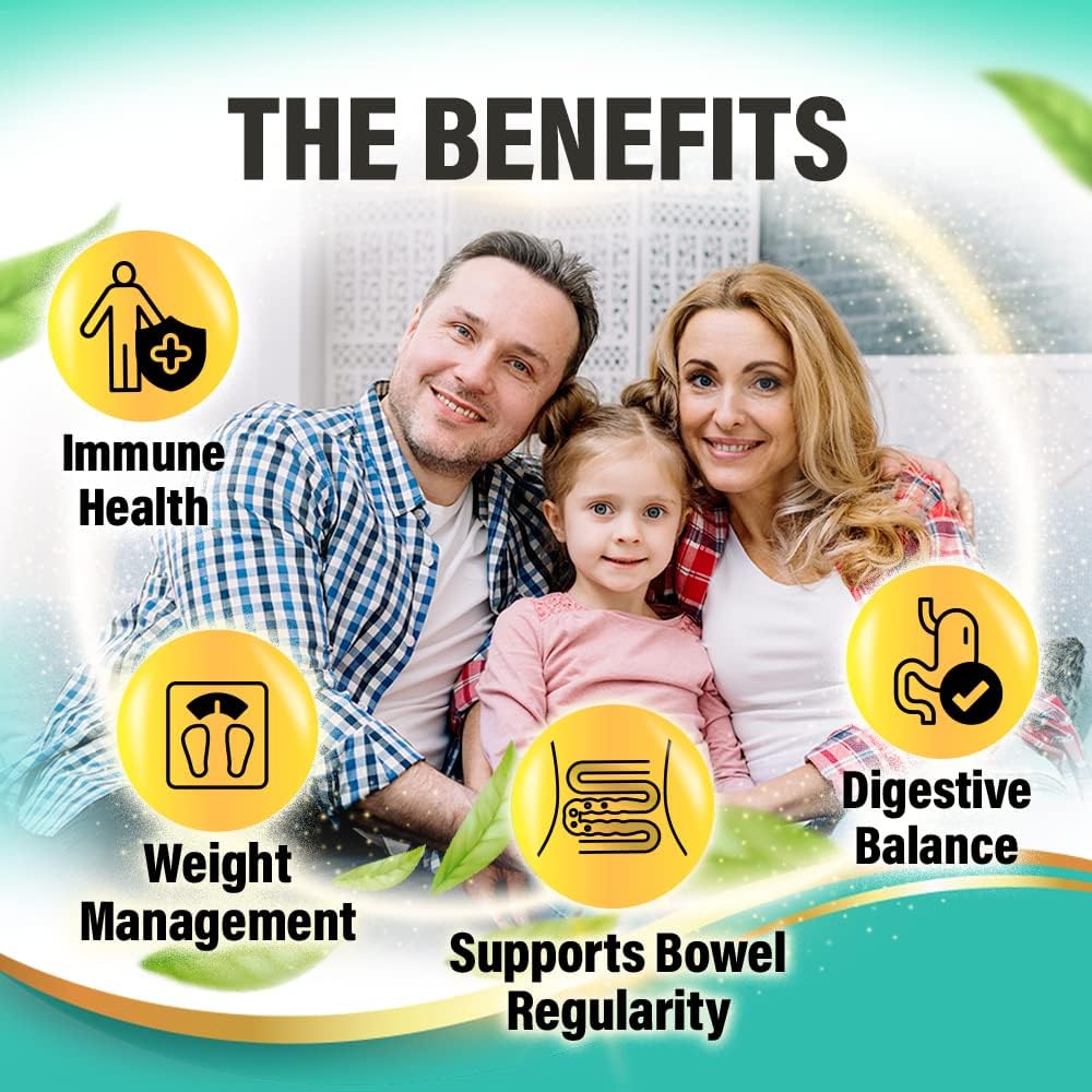 FiberGG Probiotic & Prebiotic Supplement with Lactobacillus Rhamnosus GG - 10 Billion CFU, 7g Sunfiber Fiber - 30 Sachets