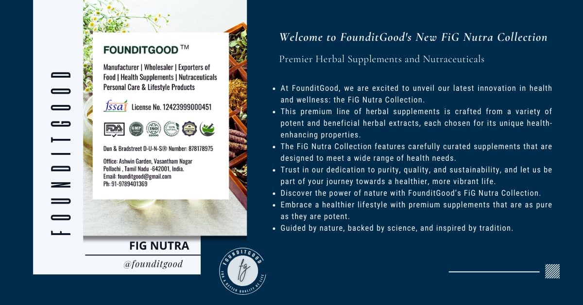 FiG Nutra Women's Wellness Formula: Vitality, Immunity, Stress Relief, Hormonal Balance - 60 Veg Caps