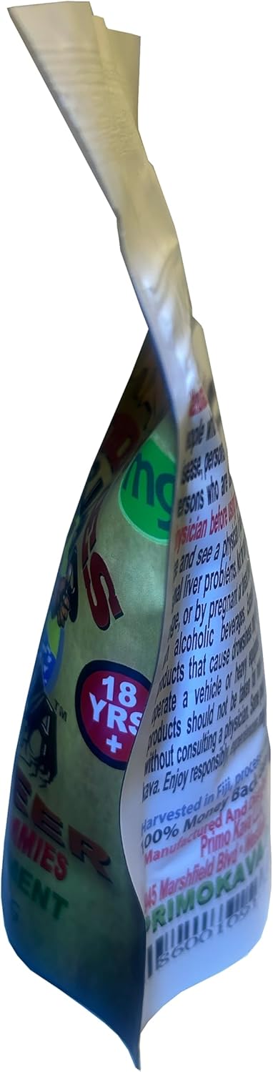 Fiji Kava Gummies | Fast-Acting Calming Relaxation | 25mg Kavalactones | 15 Count | Adaptogenic Blend