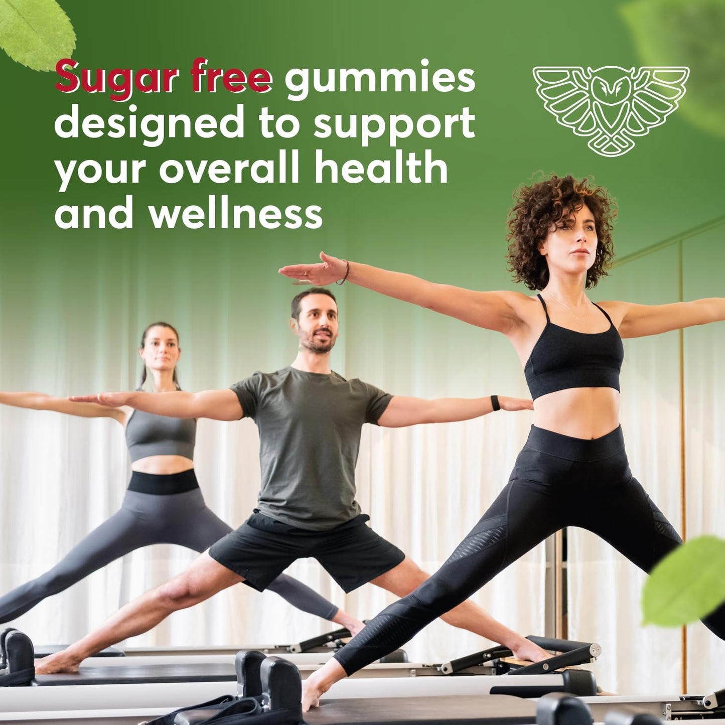 FIOR Naturally Sugar-Free Mushroom Gummy Total Mushroom Blend Supplement, 60 Count, Multi Mushroom Complex with Lions Mane, Chaga, Cordyceps, Reishi, Turkey Tail, Maitake, Shiitake, King Trumpet